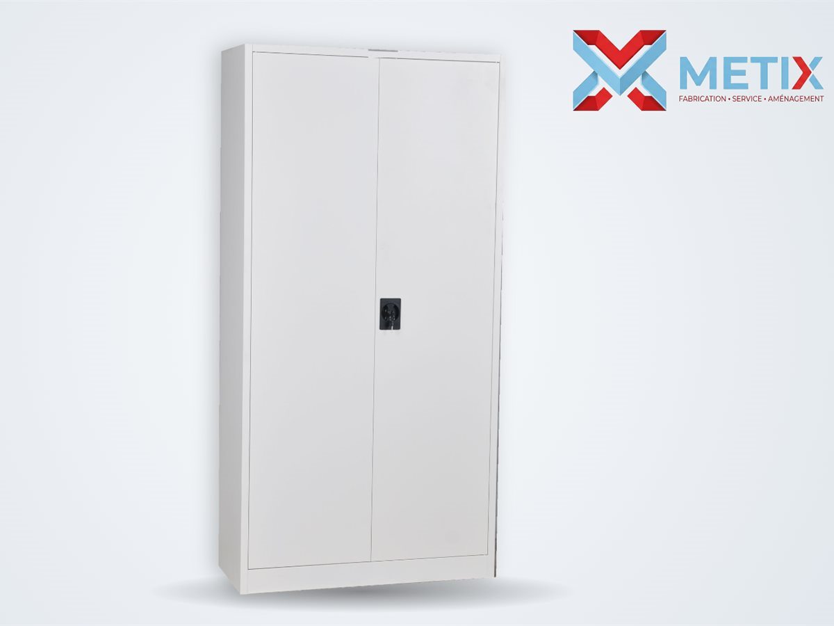 Armoire métallique haute 2 portes